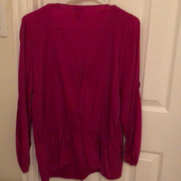 Cache silk tunic with crystal embroidery - Picture 5 of 8